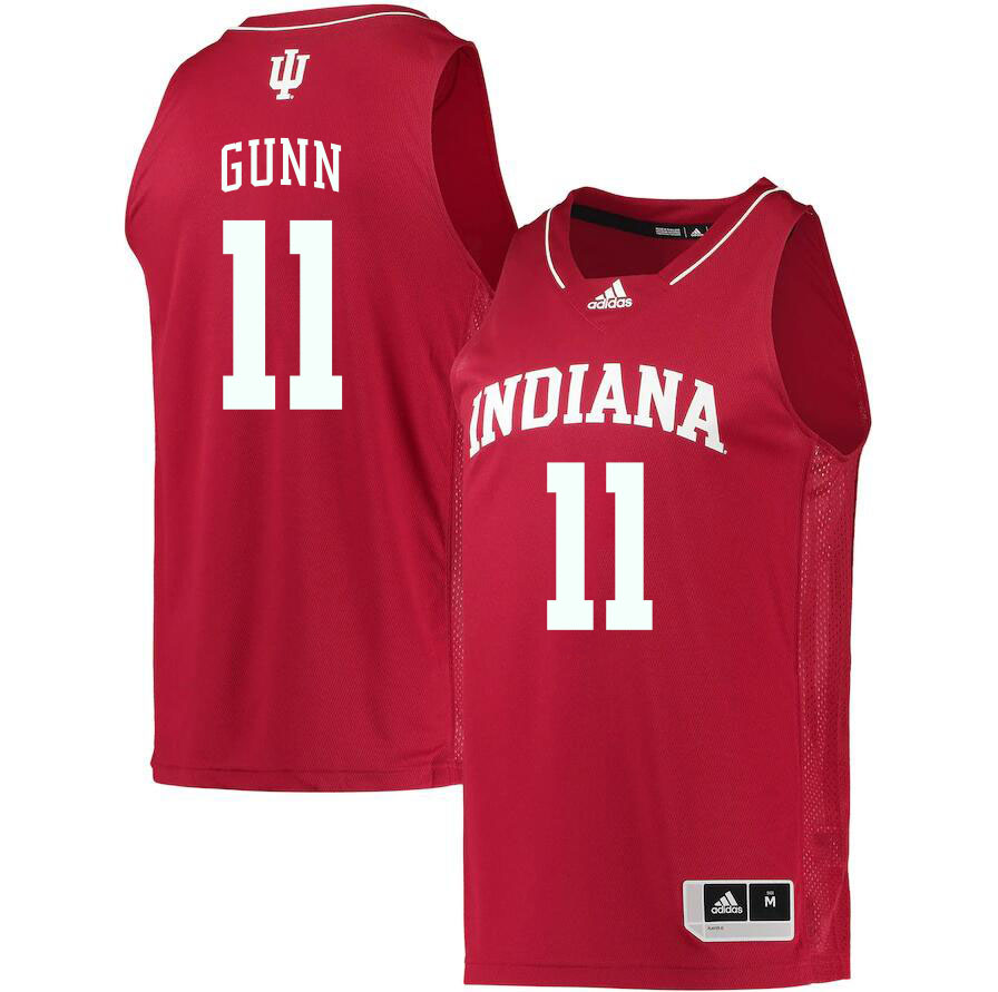 Men #11 CJ Gunn Indiana Hoosiers College Basketball Jerseys Stitched Sale-Crimson - Click Image to Close